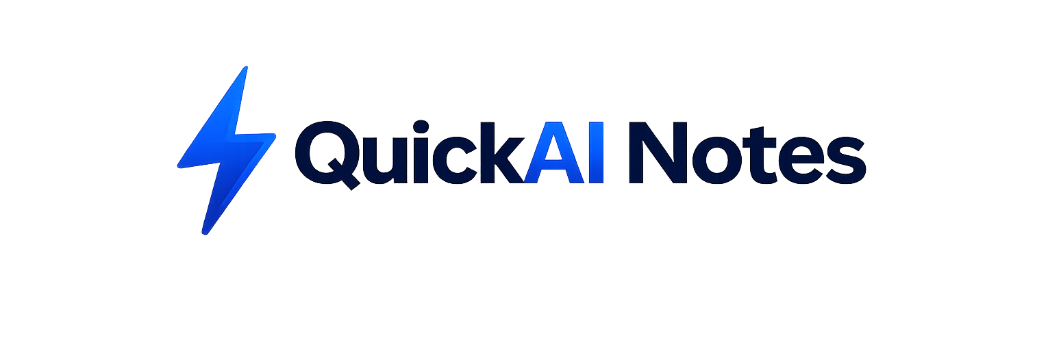 Quick AI Notes